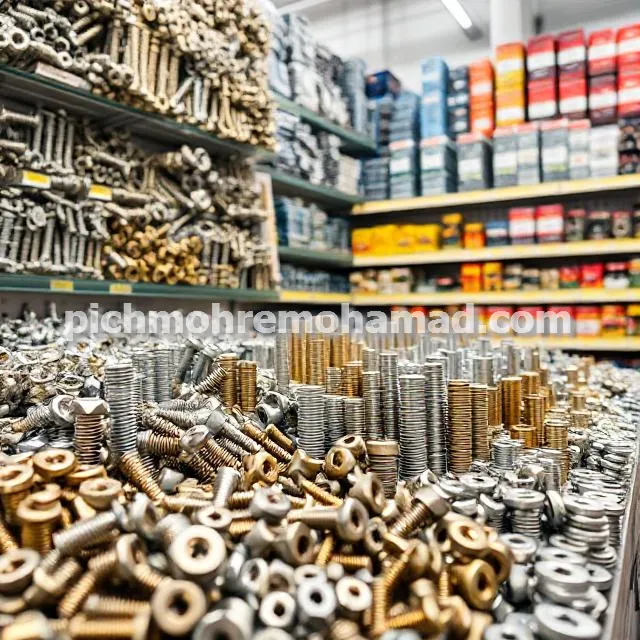 عمده فروش پیچ و مهره سایز بزرگ در تهران