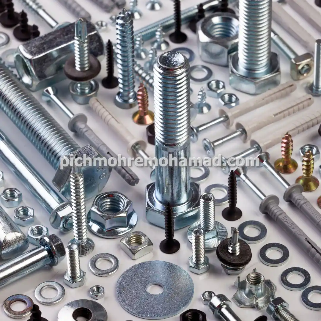 پیچ و مهره فروشی انواع سایز در تهران